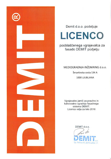 Certifikat Demit